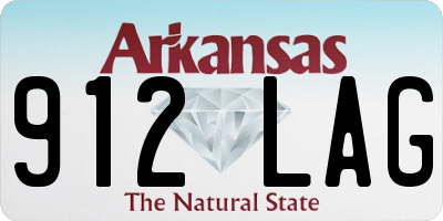 AR license plate 912LAG