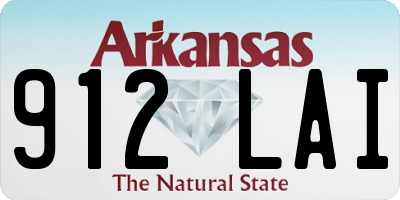 AR license plate 912LAI