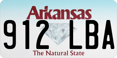 AR license plate 912LBA