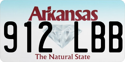 AR license plate 912LBB