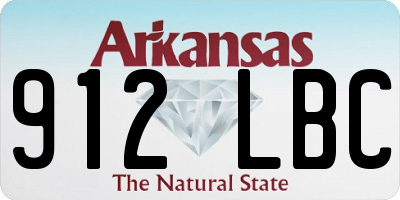 AR license plate 912LBC