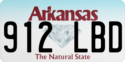 AR license plate 912LBD