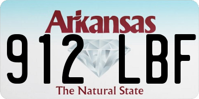 AR license plate 912LBF