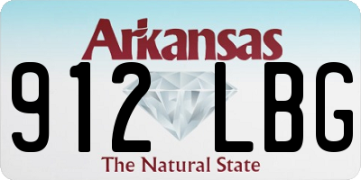 AR license plate 912LBG