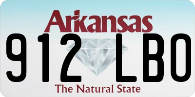 AR license plate 912LBO