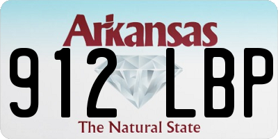 AR license plate 912LBP