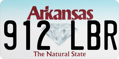 AR license plate 912LBR