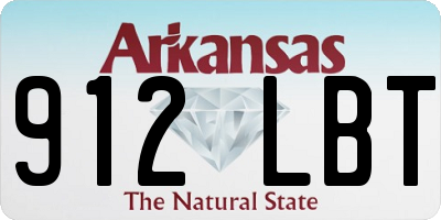 AR license plate 912LBT