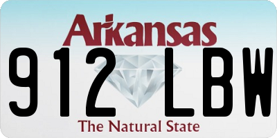 AR license plate 912LBW