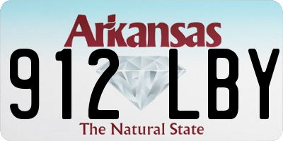 AR license plate 912LBY