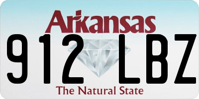 AR license plate 912LBZ