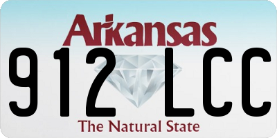 AR license plate 912LCC