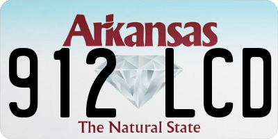 AR license plate 912LCD