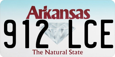 AR license plate 912LCE