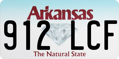 AR license plate 912LCF