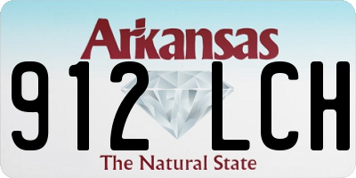 AR license plate 912LCH