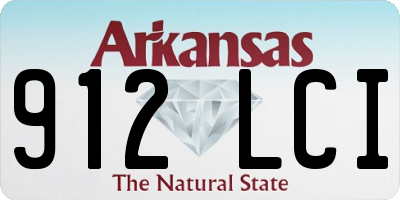 AR license plate 912LCI