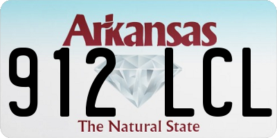 AR license plate 912LCL