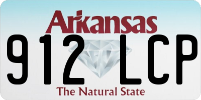 AR license plate 912LCP