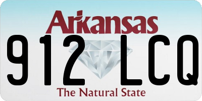 AR license plate 912LCQ