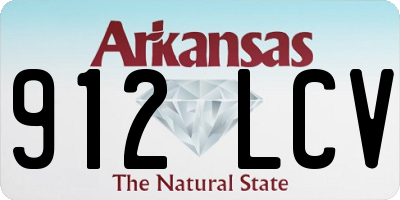AR license plate 912LCV