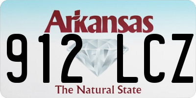 AR license plate 912LCZ
