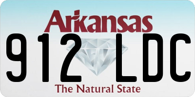 AR license plate 912LDC