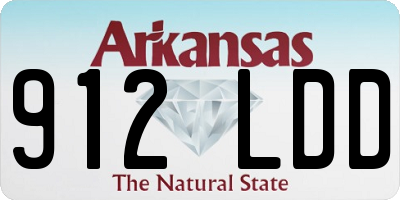 AR license plate 912LDD