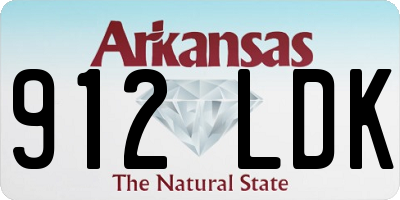 AR license plate 912LDK