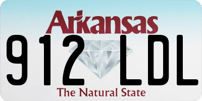 AR license plate 912LDL