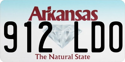 AR license plate 912LDO