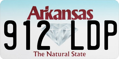 AR license plate 912LDP