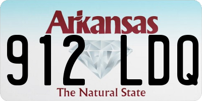 AR license plate 912LDQ