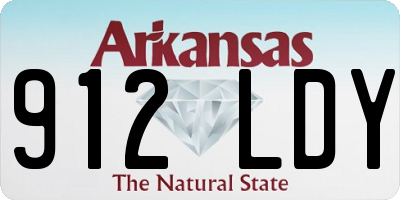 AR license plate 912LDY
