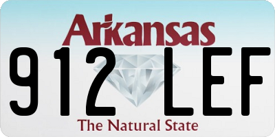 AR license plate 912LEF