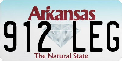 AR license plate 912LEG