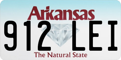 AR license plate 912LEI