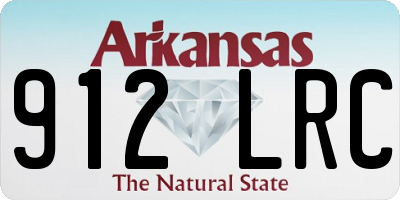 AR license plate 912LRC