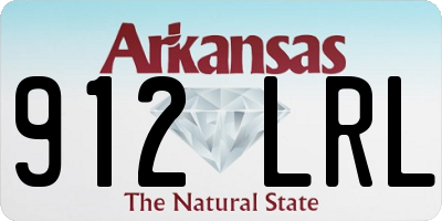 AR license plate 912LRL