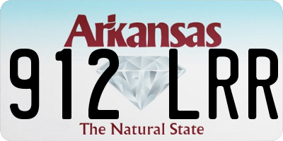 AR license plate 912LRR