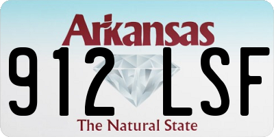 AR license plate 912LSF