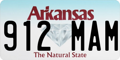 AR license plate 912MAM