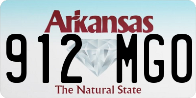 AR license plate 912MGO