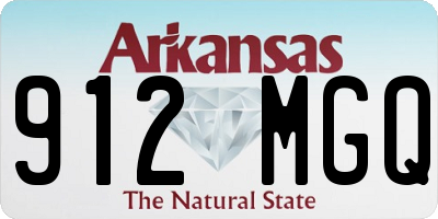 AR license plate 912MGQ