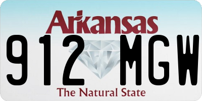 AR license plate 912MGW