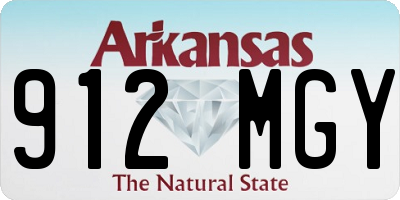 AR license plate 912MGY