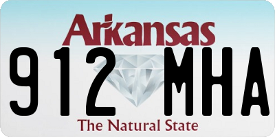 AR license plate 912MHA