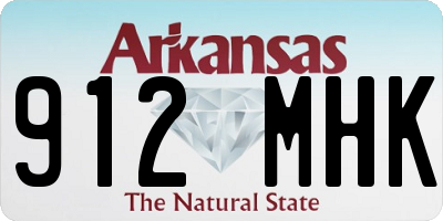 AR license plate 912MHK