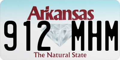 AR license plate 912MHM