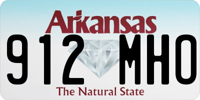 AR license plate 912MHO